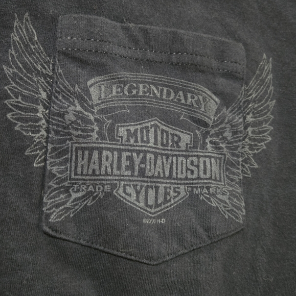 Harley Davidson Factory Tour T-Shirt Mens xl Black Kc Mo Vehicle And Powertrain - Picture 3 of 5